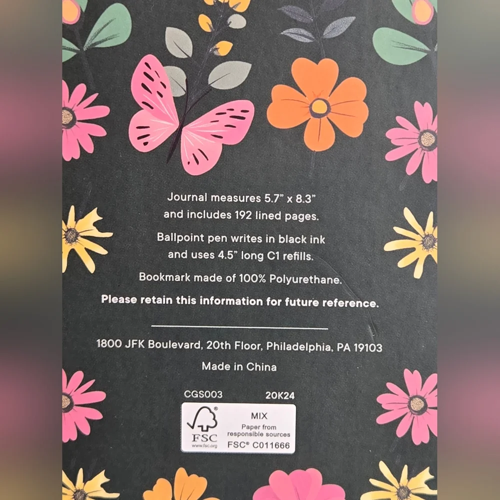 Stationary Gift Set - Notebook, Bookmarker & Pen - Picture 4 of 4